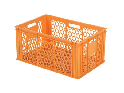Produktbild von Saro Bäckereikiste BK198 aus Kunststoff ist stapelbar und stabil 600x400x198mm