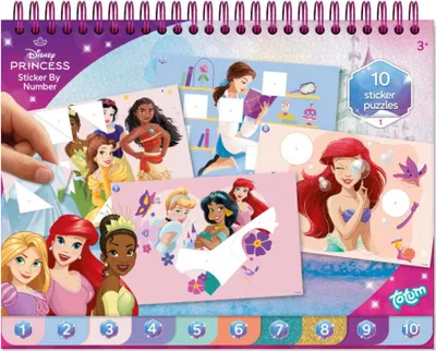 Productafbeelding van Disney Prinsessen: Sprinkel Feest - Verhaalpuzzel, stickers en kleurset