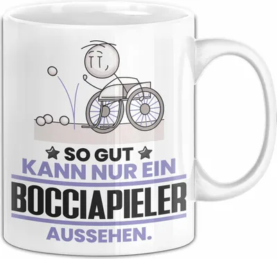 Produktbild von Bocciapieler Geschenk Tasse So Gut Kann Nur Ein Bocciapieler Aussehen Geschenkidee Kaffee-Becher (Weiß)