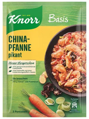 Produktbild von Knorr Basis für Chinapfanne pikant 45g