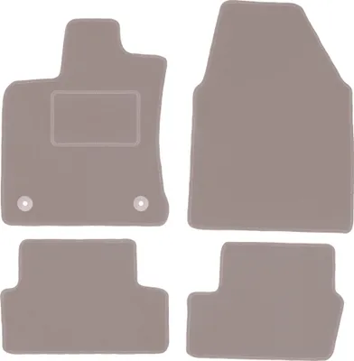Produktbild von Velours-Autoteppiche für: Nissan Qashqai J10 und Crossover (2006-2013) Beige