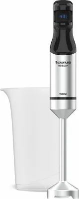 Imagen del producto de Taurus HB1500XE, licuadora de inmersión, trituradora de hielo, 1500 W, color , acero inoxidable