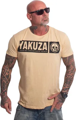Produktbild von Yakuza Herren Bleak Regular Basic T-Shirt, Beige, L