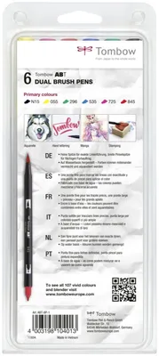 Obrázok produktu pre 6 x Tombow ABT-6P-1ABT 6er Set Primary Colors