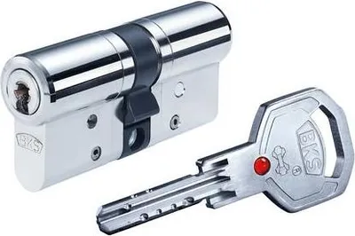 Produktbild von BKS Janus Profilzylinder 4612 N+G, 31-31 mm, mit 5 Schl. u. Si-Karte