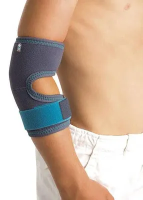 Produktbild von Orliman Ellenbogenbandage für Kinder - 2 - Universell - Grau