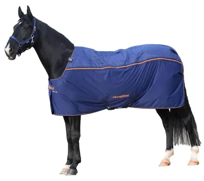 Produktbild von Bucas Therapiedecke Cooler Rug Therapy Navy/Orange 135