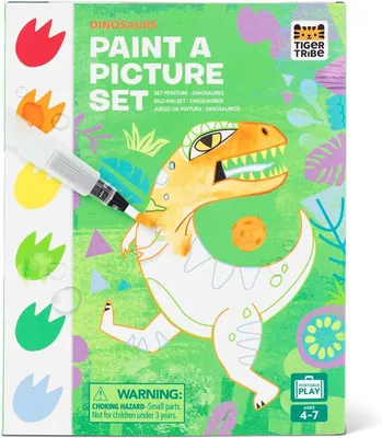 Productafbeelding van Tiger Tribe Malset Dinosaurus - Creatieve knutselset voor kinderen