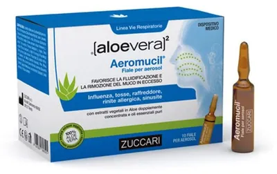 Imagen del producto de ALOEVERA2 AEROMUCIL, 10 viales de 5 ml