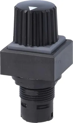 Image de Georg Schlegel Moteur à potentiomètre carré, QUARTRON Éclairé : Non Inscriptible : Non - 1 pièce