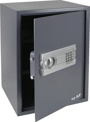 Produktbild von HMF 4612512 Möbeltresor Elektronikschloss, 50 x 35 x 31 cm, Anthrazit