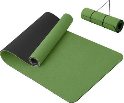 Produktbild von Dicke 10 mm Yogamat - Antirutsch Übungsmatte für Home Fitness und Pilates