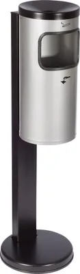 Produktbild von Abfall-Ascher Rondo neusilber mit Standfuß
