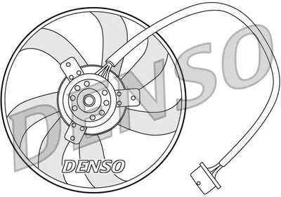 Produktbild von DENSO DER32003 Lüfter Motorkühlung Kühlerlüfter für VW Golf IV Schrägheck (1J1) Wasserkühler Ø290mm