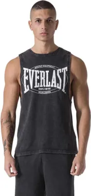 Immagine prodotto di Maglietta senza maniche Everlast Dye Heavy, nera, taglia XL da uomo, nera, taglia XL