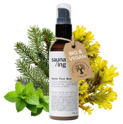 Imagen del producto de Mascarilla Hidratante para Sauna, Vegana e Hidratante