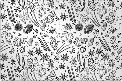 Produktbild von Küchenmatte 140x210 cm Vinylmatte Bodenmatte Dekoration - Kräuter Gemüse