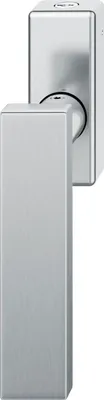 Produktbild von FSB Fenstergriff 34 1003 abschließbar eckige Rosette, Edelstahl matt