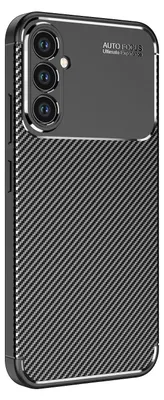 Produktbild von Handy Hülle für Samsung Galaxy A34 5G Carbon Look Cover Case Schutzhülle Farbe: Schwarz