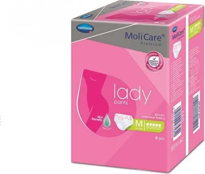 Zdjęcie produktu dla MoliCare® Premium Lady Pants majtki na nietrzymanie moczu chłonność 5 kropli M