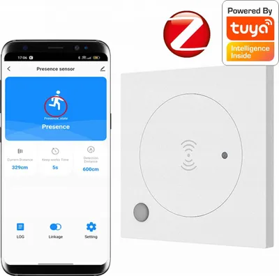 Produktbild von RTX ZigBee-Mikrowellen-Präsenzmelder TUYA Smart 230V Wandmontage