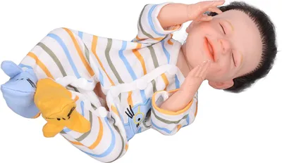 Immagine prodotto di Bambola realistica 12 pollici in silicone morbido neonato bambino con vestiti bambini biberon ToyGirl