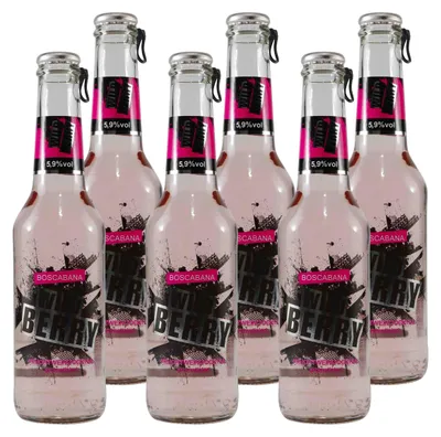 Produktbild von Boscabana Wild Berry Fruchtweincocktail (12 x 0,275L)