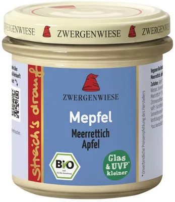 Produktbild von Zwergenwiese streich's drauf Mepfel 6x135g