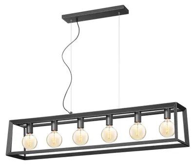 Produktbild von Besselink licht F611126-21, 6 Glühbirne(n), LED, E27, IP20, Schwarz