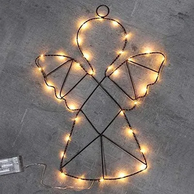 Produktbild von Mini LED Engel mit 48 warm weißen LEDs
