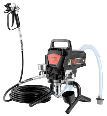 Produktbild von VEVOR Stand Airless Farbsprüher, 750W 3000PSI Hochleistungs-Elektro-Airless-Sprüher, Feiner und gleichmäßiger Malereffekt, Handheld Farbsprüher für Innen- und Außenmöbel sowie Zäune, 950W, 2 L/min