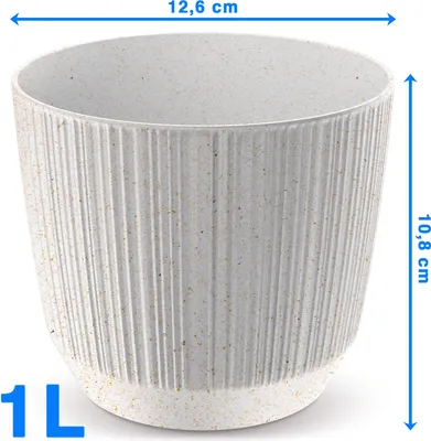 Immagine prodotto di Květináč RYFO ECO WOOD 12,6 cm - barva: bílá ECO