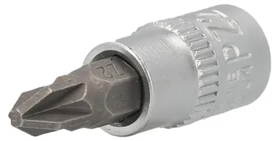 Produktbild von BRILLIANT TOOLS 1/4" PZ Kreuzschlitz Bit-Stecknuss PZ2 - BT020802
