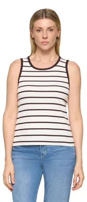 Produktbild von Cartoon Damen Basic-Top mit Rundhalsausschnitt 40, Weiß/Braun