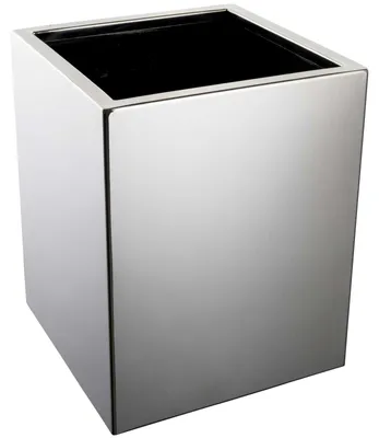 Produktbild von VIVANNO Blumentopf Edelstahl ACENTO CUBICO Würfel, Edelstahl poliert poliert - 16x16x20 cm