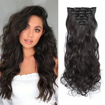 Imagen del producto de Extensiones de cabello Clip-in de cabello natural - 50 cm