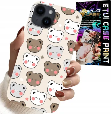 Image de Étui Pour Iphone 13 - Design Nounours Pour Les Plus Jeunes + Verre