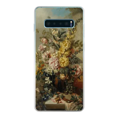 Produktbild von MuchoWow® Handyhülle Schutzhülle Hülle für Samsung Galaxy S10 Lite Große Vase mit Blumen - Alte Meister - Malerei Silikon Softcase Handy Hülle - Schutz