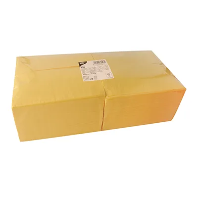 Obrázek produktu pro Papstar Servietten gelb 40x40cm 3-lagig 250 Stück gefaltet
