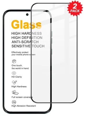 Produktbild von 2x Full Cover Schutzglas für Motorola Moto G87 5G Displayschutz 3D 9H Hartglas