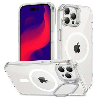 Produktbild von ESR Classic Kickstand Halolock Hülle für iPhone 14 Pro Max MagSafe kompatibel Transparent