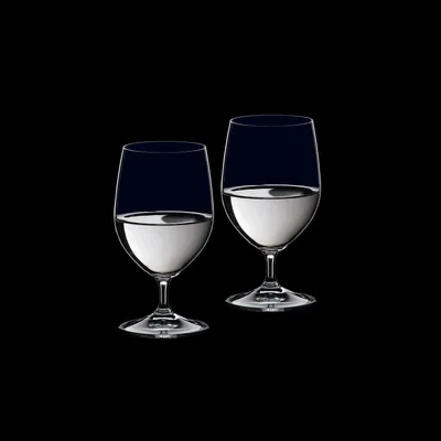 Immagine prodotto di Riedel Vorteilsset 2 x 2 Gläser VINUM WASSER 6416/02 und 4 EKM Living Trinkhalme aus Edelstahl