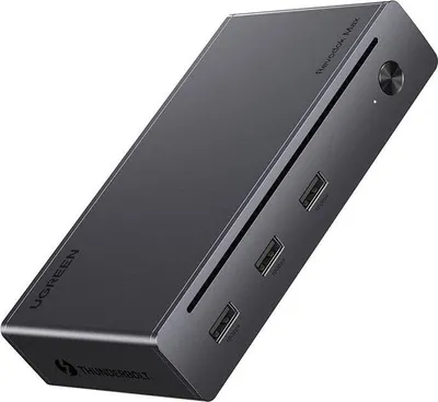 Produktbild von Ugreen Revodok Max 208 Dockingstation, 4X Thunderbolt 4, 3X Usb, Rj45, Dc 140W