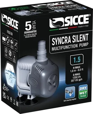 Productafbeelding van Sicce Syncra Silent Pump 1.5 - 1350 L/H