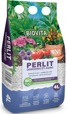 Produktbild von Gartenperlit Agro 4L Natürliches Vulkangestein Bodenhilfsstoff, Premium Perlite für Pflanzen, Bodenverbesserer für optimale Belüftung