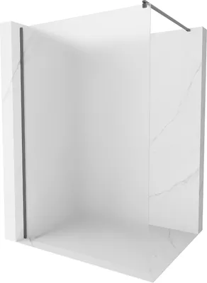 Produktbild von Mexen Kioto Walk-in Duschwand 130x200cm, satiniert, gunmetal