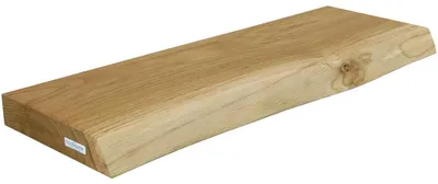 Produktbild von Schwebendes Wandregal Eiche 80cm mit Baumkante
