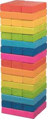 Zdjęcie produktu dla Goki Tumbling tower Rainbow, Gra planszowa, Drobne umiejętności motoryczne (zręczność), 4 lat(a)