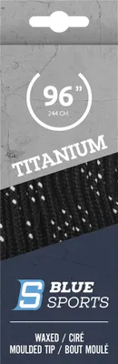 Produktbild von BLUE SPORTS Titanium Pro Schnürsenkel gewachst, Farbe:bkw, Größe:96'/244cm