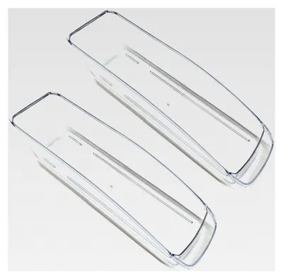 Produktbild von 2er Set Kühlschrankkorb Transparent Aufbewahrungsbehälter